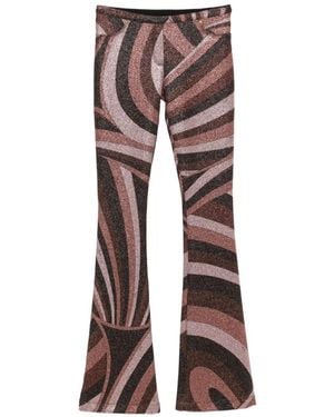 PUCCI Bedruckte Skinny-Hose von - Rot