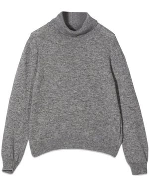 Fay Turtleneck Sweater - Gray