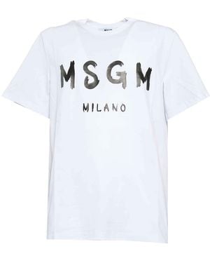 MSGM T-Shirts und Polos - Weiß
