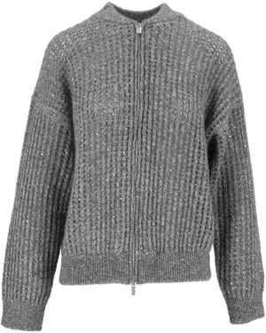 Peserico Strickpullover - Grau