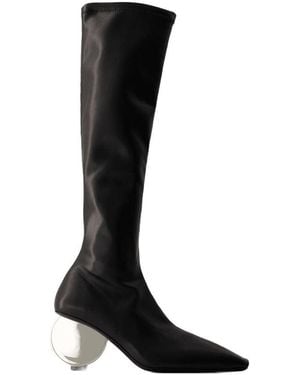 Courreges Circle Stiefel - Schwarz