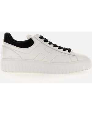 Hogan Sneaker in pelle in bianco e nero