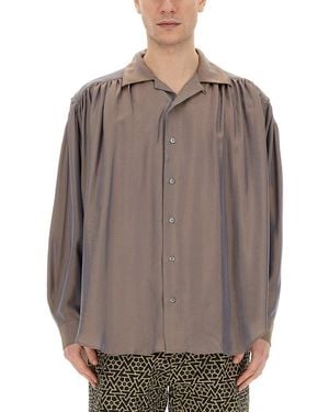 A.I.E. Oversize Shirt - Brown