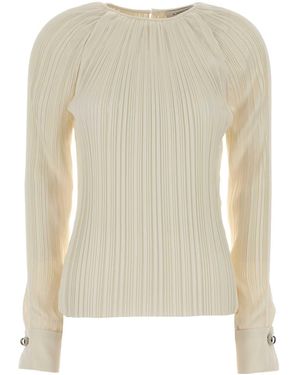Lanvin Satin Blouse - White