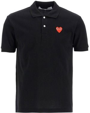 COMME DES GARÇONS PLAY Polo - Black