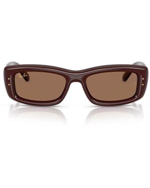 Ray-Ban Sonnenbrille Rb4944 687773 Kiliane Puffer X Asap Rocky Dark Transparent Brown/Dunkelbraun Unisex