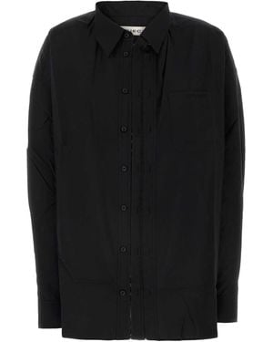 Y. Project Poplin Oversize Shirt - Black
