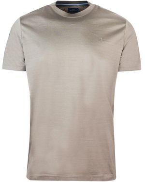 Paul & Shark T -Shirt in Cotone Con Ricamo Argento - Grau