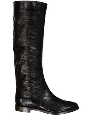 Sergio Rossi Wadenhohe Overknee-Stiefel Aus Kalbsleder - Schwarz