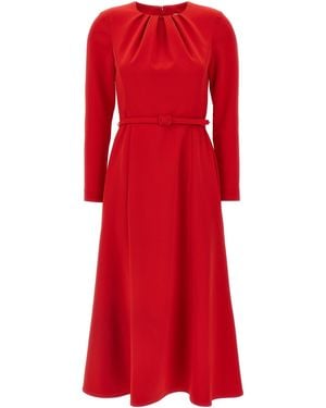 Carolina Herrera A-Line Dress - Red