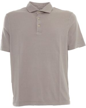 Fedeli Polo S/S Hombre de punto - Gris