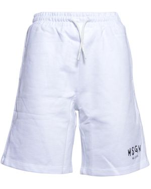 MSGM Pantalones cortos de - Azul