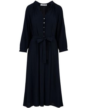 Douuod Kleider blau - Schwarz
