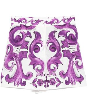 Dolce & Gabbana Klassische Shorts - Lila