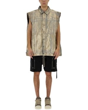 Rick Owens Jumbo Vest - Natural