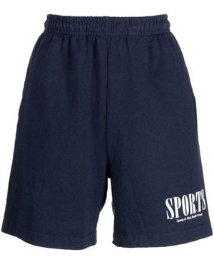 ショートパンツ SPORTY & RICH 'Wellness Ivy Gym' bermuda shorts Green SERIFLOGOBORGSHORTSVERDE-1.jpg