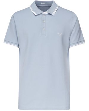 Fay Hellblaues Polo Mit Logo