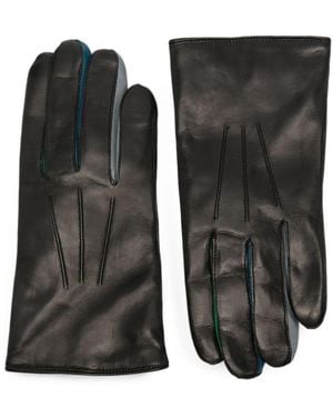 Paul Smith Leather Gloves - Black