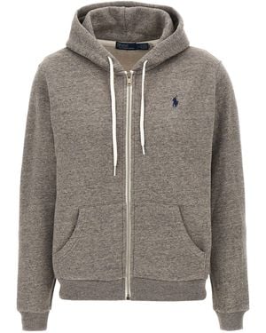 Polo Ralph Lauren Logo Bordery Soodie - Gris