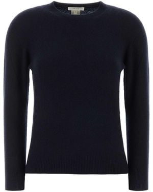 The Row Solid Crew Neck Jumper - Blue