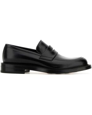 Gucci Leather Loafers - Black