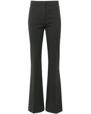 Pinko Flared Pants With Tailored Silhouette - Black