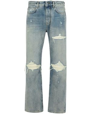 Amiri 'Mx1' hellblaue Baumwolljeans