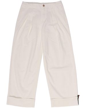 Gucci J-broek Gecertificeerd Katoen Wit