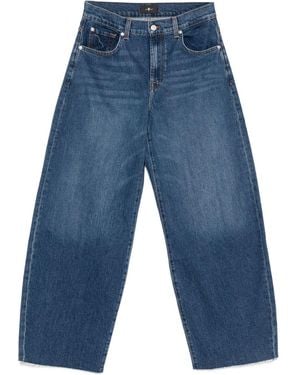 Seven7 Sieben Bonnie Denim Baggy Jeans - Blau