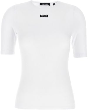 ROTATE BIRGER CHRISTENSEN 'Short Sleeve' T Shirt - White