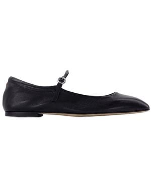 Aeyde Uma bébés en cuir noir