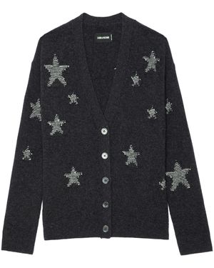 Zadig & Voltaire Mirka Stars Cardigan - Schwarz