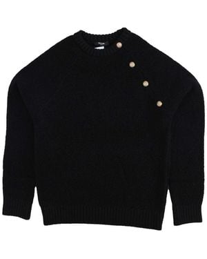Balmain Shirt With Buttons - Black
