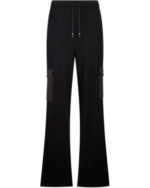 Liu Jo Elastic-Waistband Cargo Pants - Black