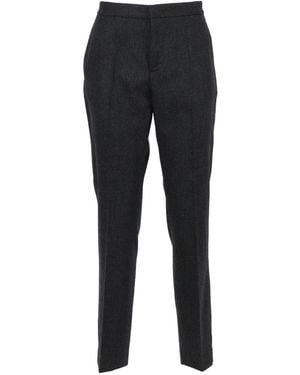 Fabiana Filippi High-Waisted Straight-Leg Trousers - Black