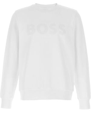 BOSS 'Soleri 120' Sweatshirt - Weiß