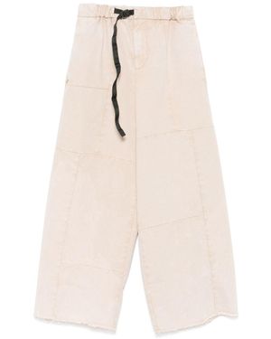 White Sand Pantaloni A Gamba Larga - Neutro