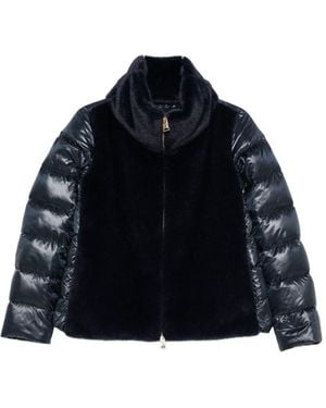Herno Nylon Bomber Jacket - Blue