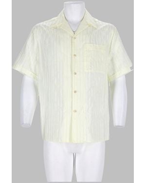 Versace Embroidered Silk-Cotton Shirt - White