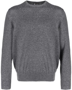 Colombo Cashmere Crewneck Trui - Grijs
