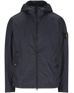 Stone Island Nylon Blouson Jacket - Blue