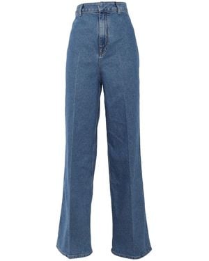 Philosophy Di Lorenzo Serafini Straight-Leg Denim Jeans With High Waist - Blue