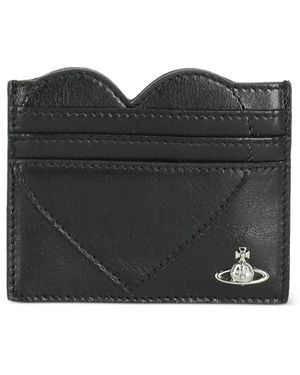 Vivienne Westwood Heart Card Holder - Black