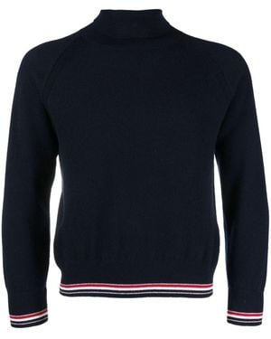Thom Browne Rollkragenpullover Aus Kaschmir - Blau
