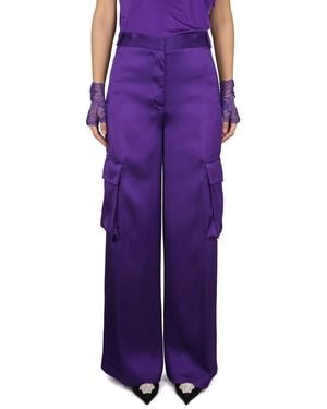 Versace Duchesse Trousers - Purple