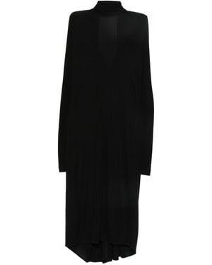 TOTEME Long Cape Dress - Black