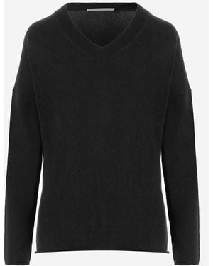 Allude Kaschmirpullover - Schwarz