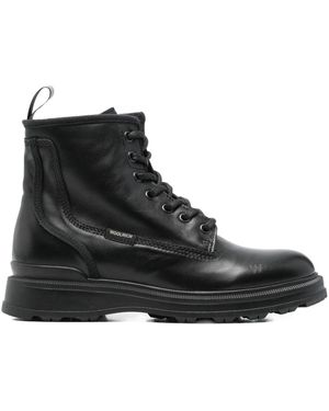 Woolrich Botines de piel - Negro