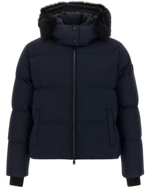 Moose Knuckles 'Misti Puffer' Down Jacket - Blau