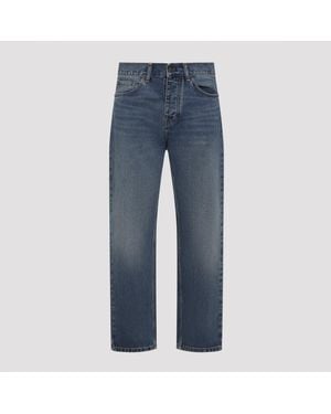 Carhartt Mid-Rise Organic Cotton Pants - Blue